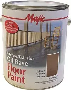 Majic Oil Based Floor Paint Golden Brown