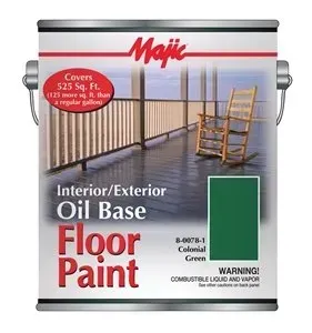 Majic Oil Based Floor Paint Colonial Green