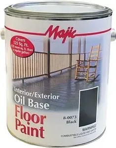 Majic Oil Based Floor Paint Black