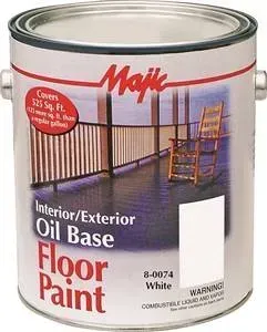 Majic Oil Based Floor Paint White