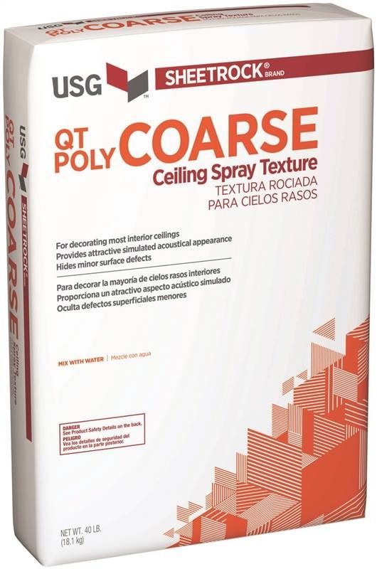 USG Spray-On Ceiling Spray Texture, 40 lb Bag