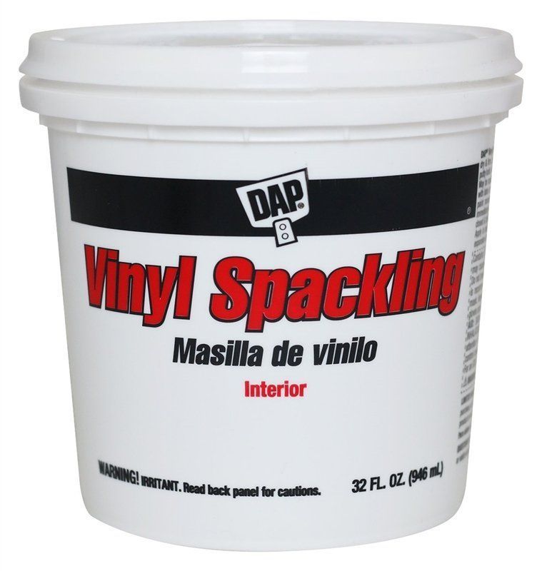 DAP Spackling Paste White, 1 Quart Tub