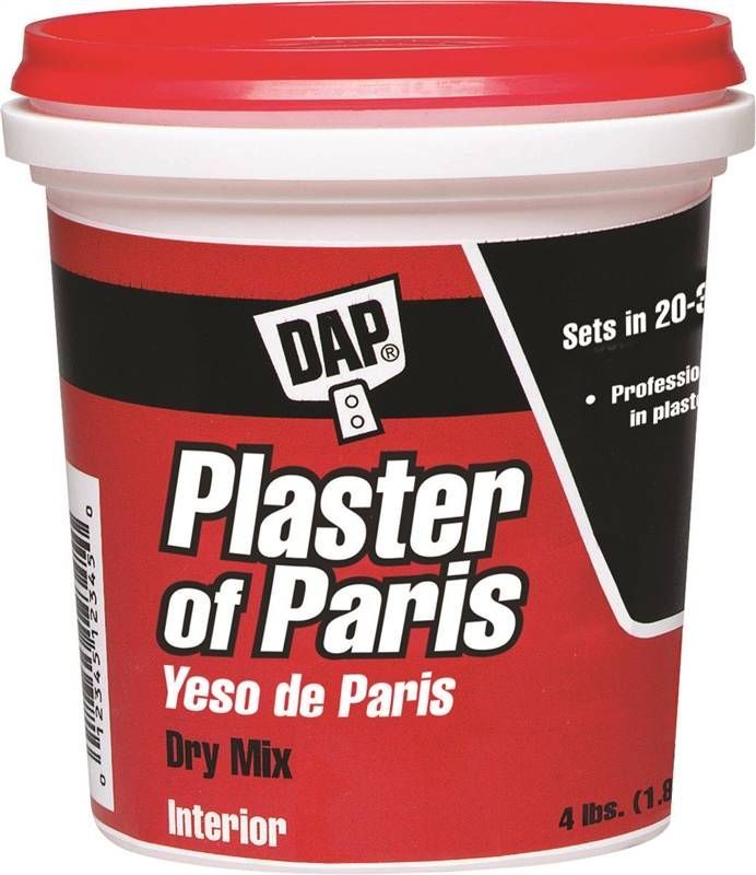 DAP Plaster of Paris, White, 4 lb Tub