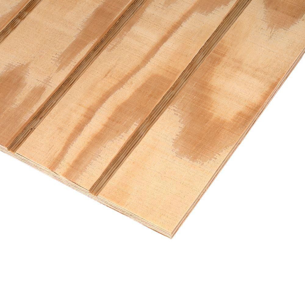 T111 Yellow Pine Rough Sawn Siding 4' x 8' 4
