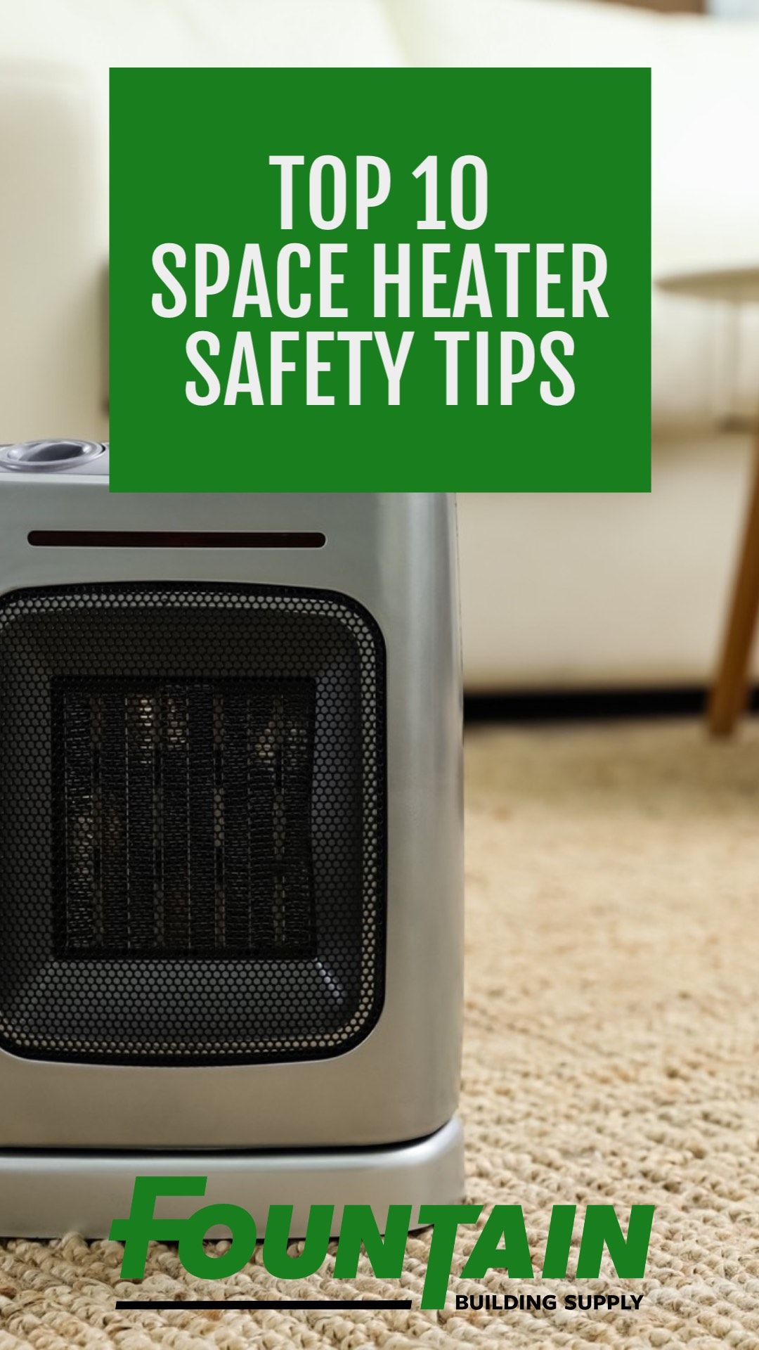 top tips for space heater safety