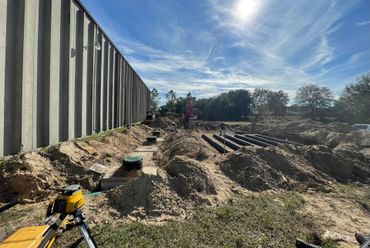 Septic tank installation