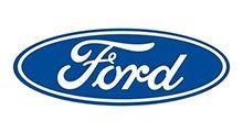 Ford logo: blue oval with white 