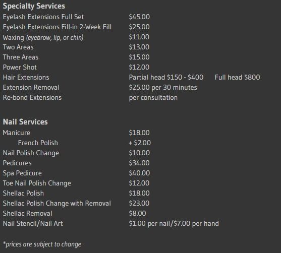 Specialty Services