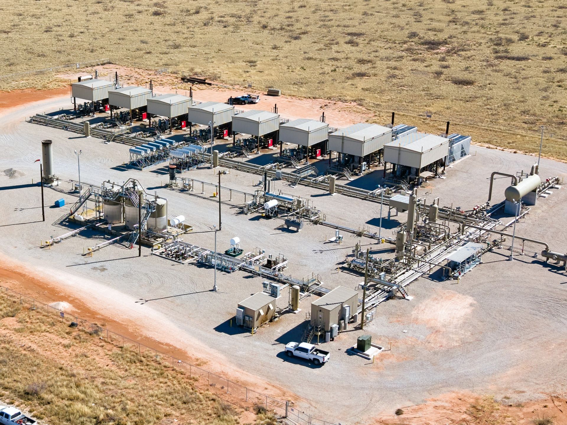 over head shot of electrical plant
