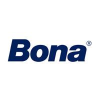 Bona blue logo on white background