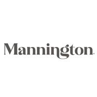 Mannington logo in dark gray serif text on a white background