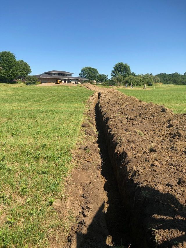 Drainage installation.