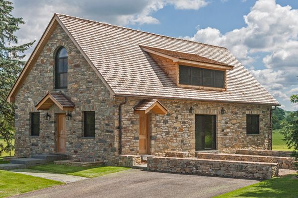 House made mostly of stones