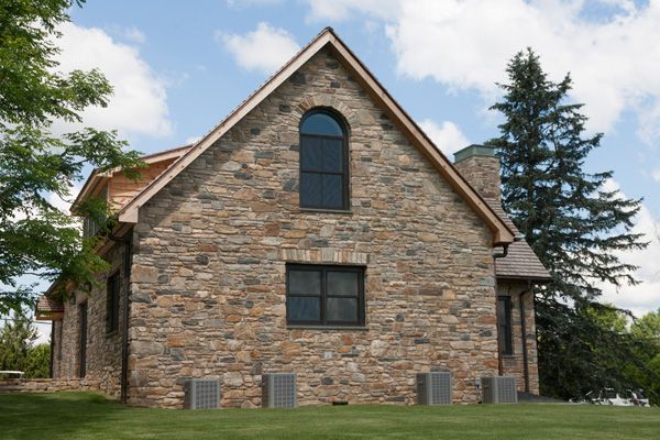 Brick house masonry