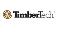 TimberTech logo with a spiral design and the brand name.