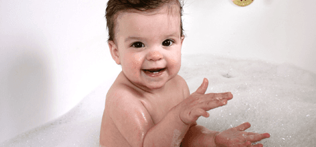 Baby in a tub