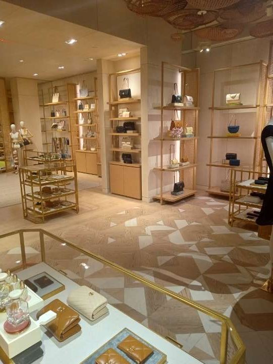 A store filled with lots of bags and wallets.