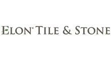 Elon Tile & Stone logo. Text in a serif font.