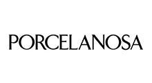 Porcelanosa logo in black text on a white background.