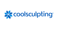 CoolSculpting logo: blue snowflake icon and text