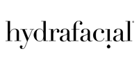 The black HydraFacial logo on a white background.