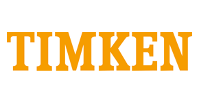 TIMKEN logo in orange letters on white background.