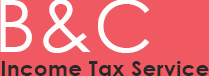 B & C Income Tax Service Logo