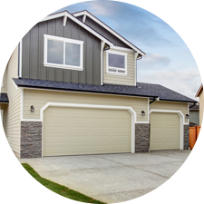 Residential garage door