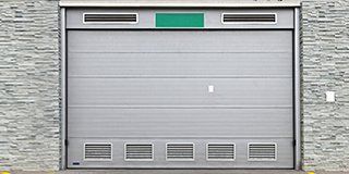 Steel garage door