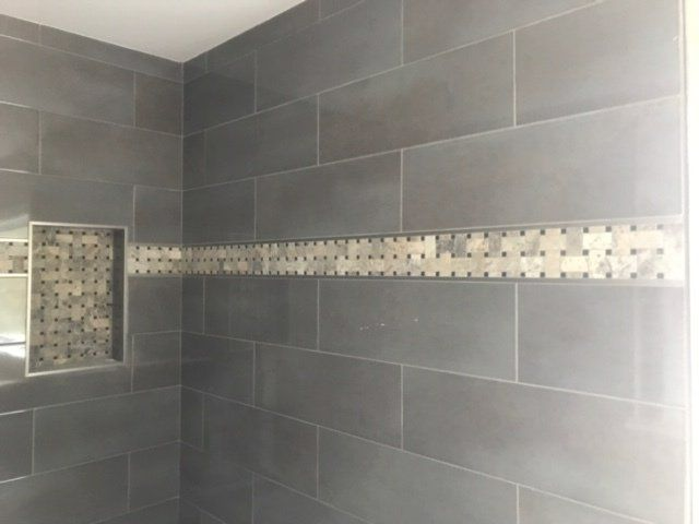 Shower wall tiles