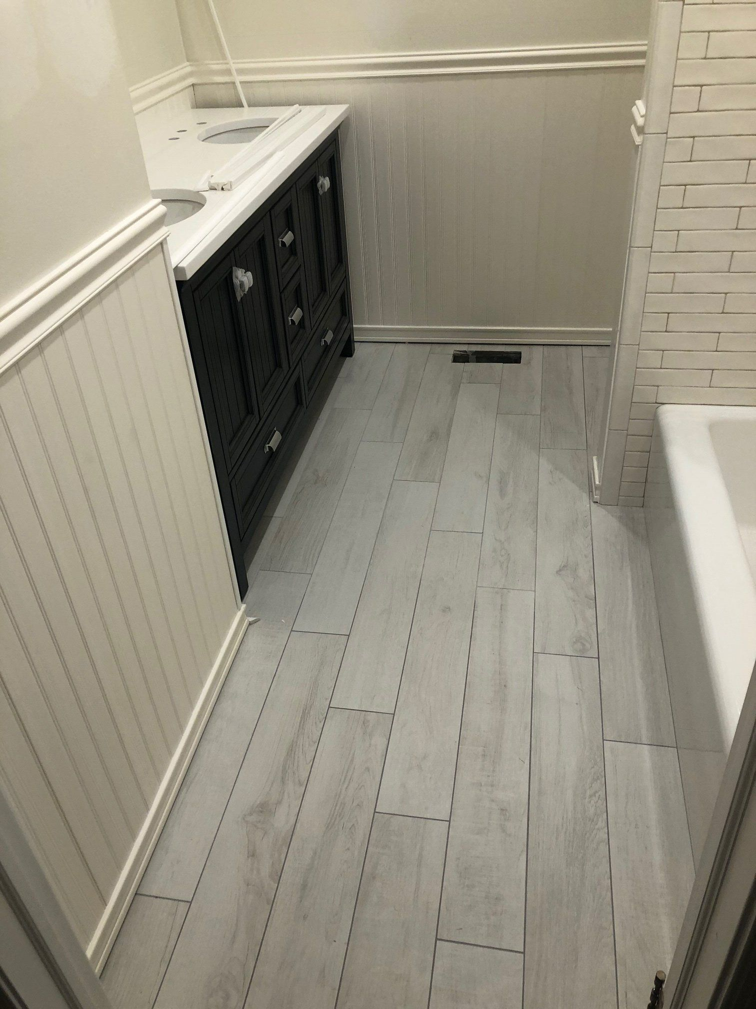 Bathroom flooring