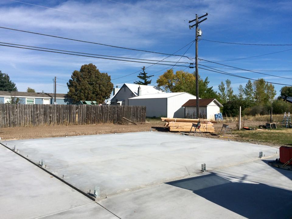 Pole barn foundation