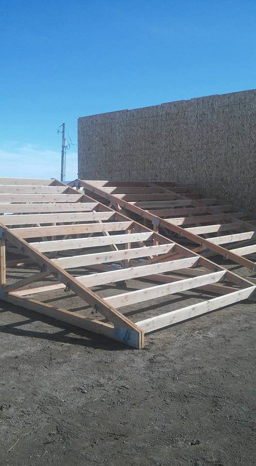 Pole barn construction