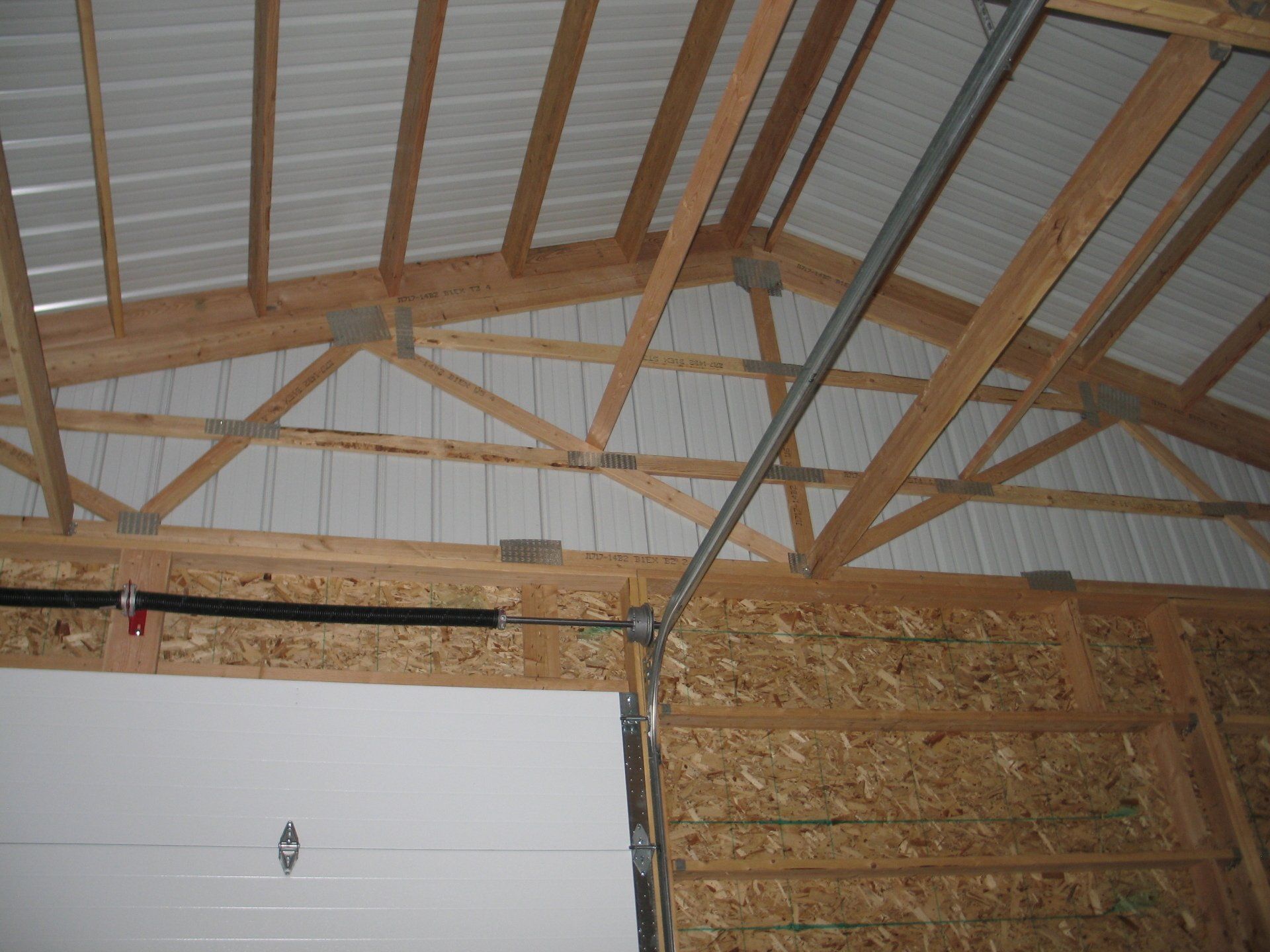 Pole barn construction