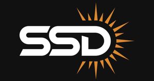 A logo for solar savings direct.com with a sun