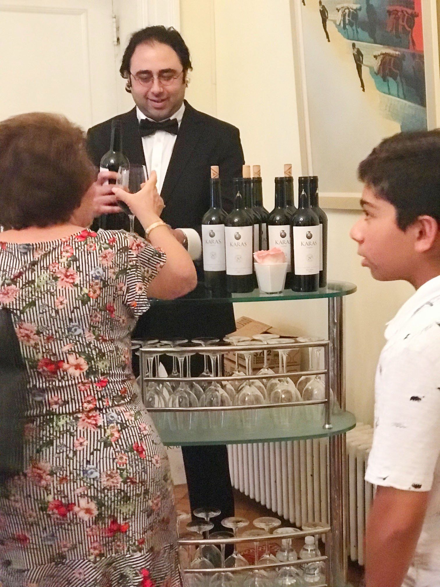 Serving Wine