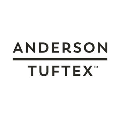 Anderson Tuftex logo with black text on a white background. 