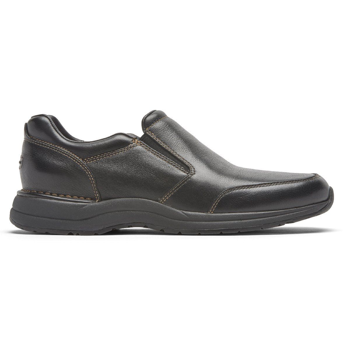 A pair of black shoes on a white background