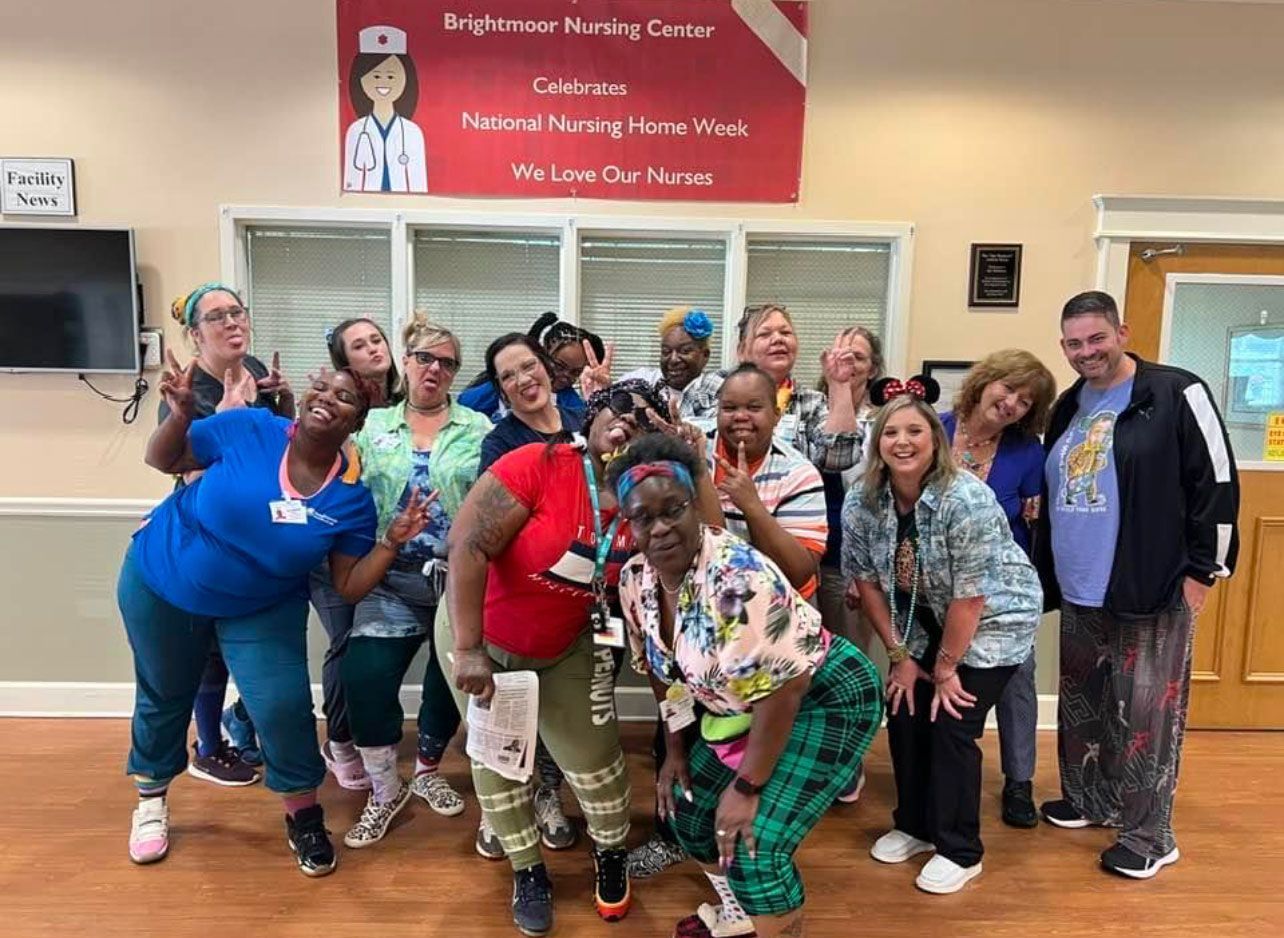 group photo of nurses