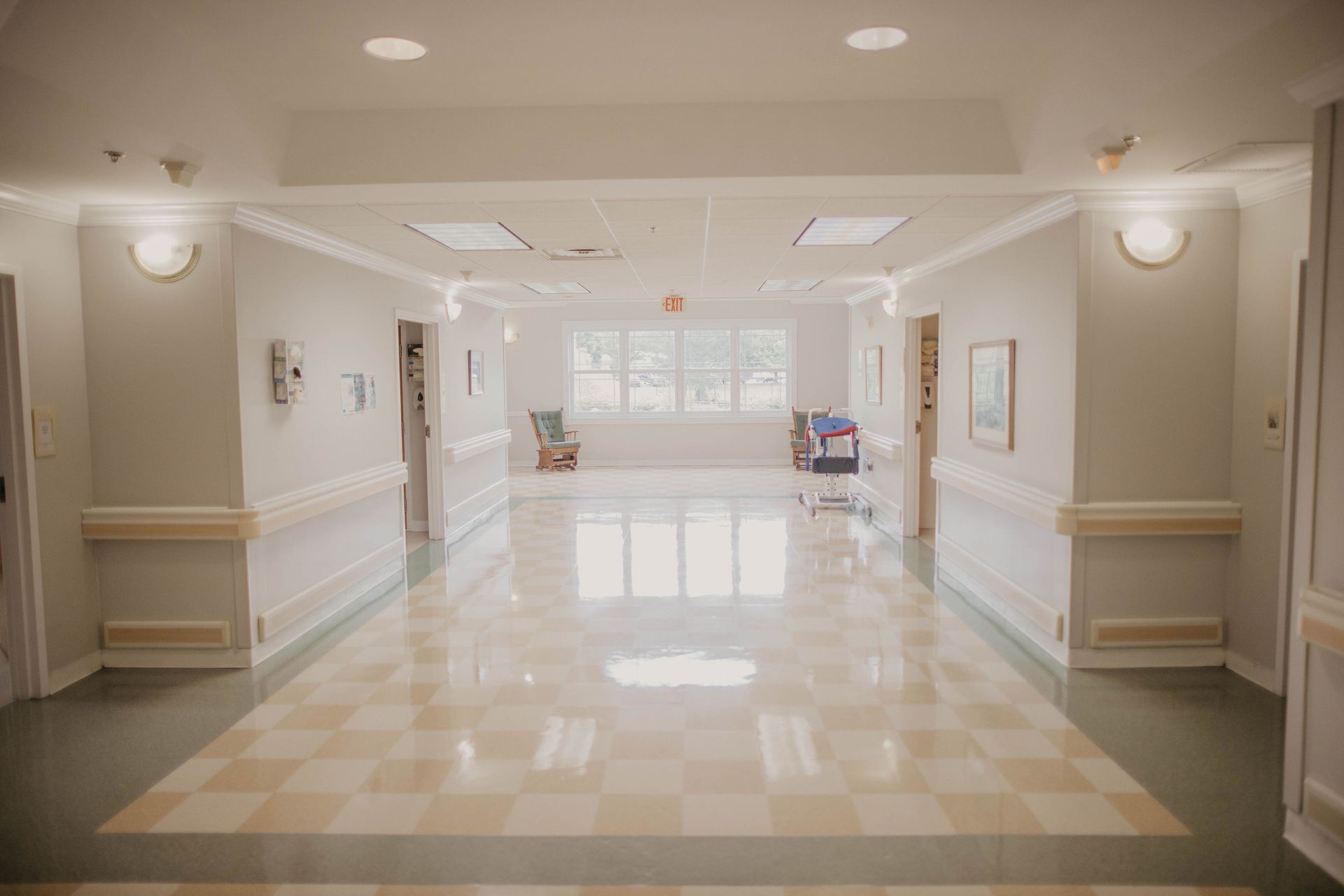 Brightmoor Nursing Center hallway