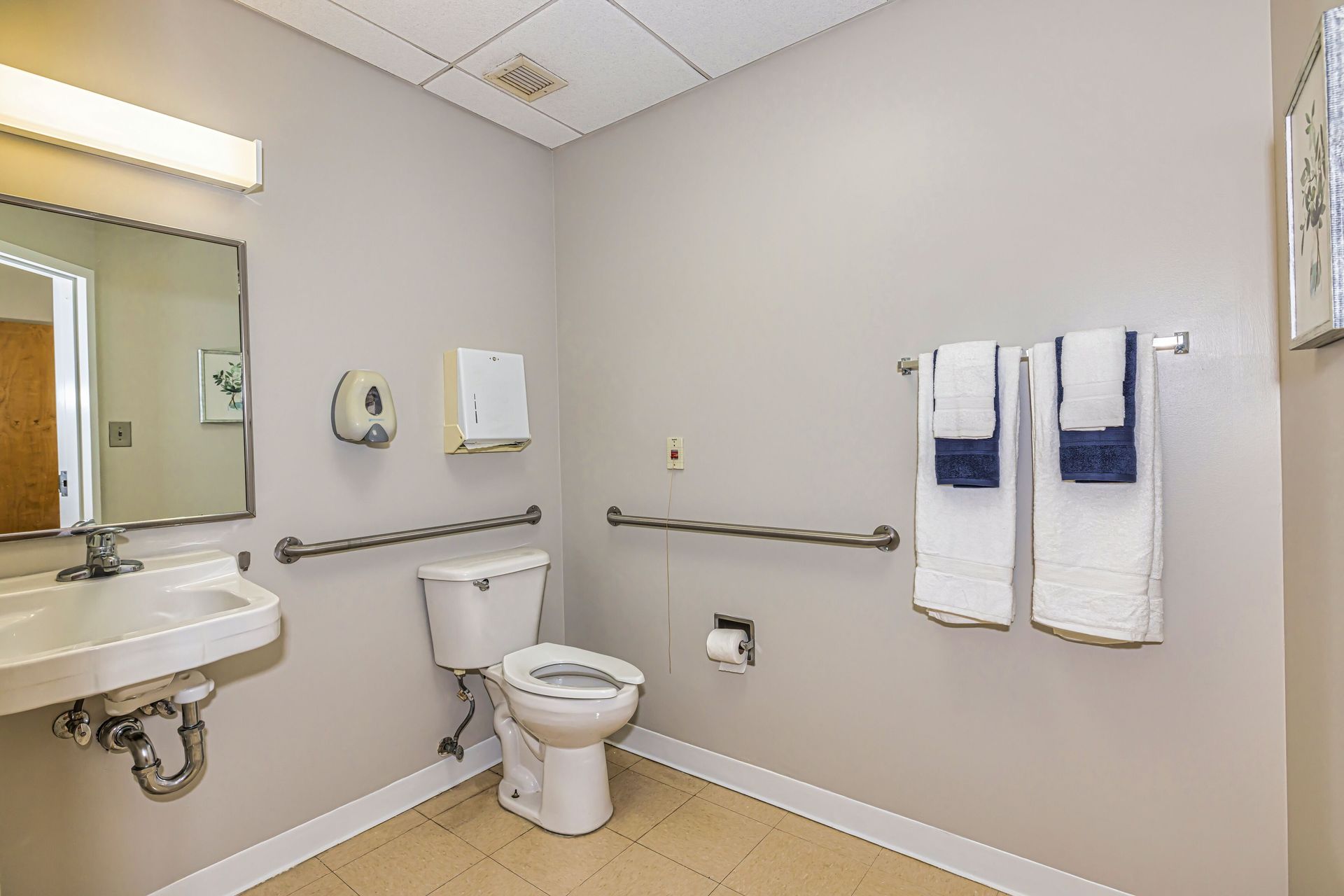 Nursing Home Single Room Bathroom