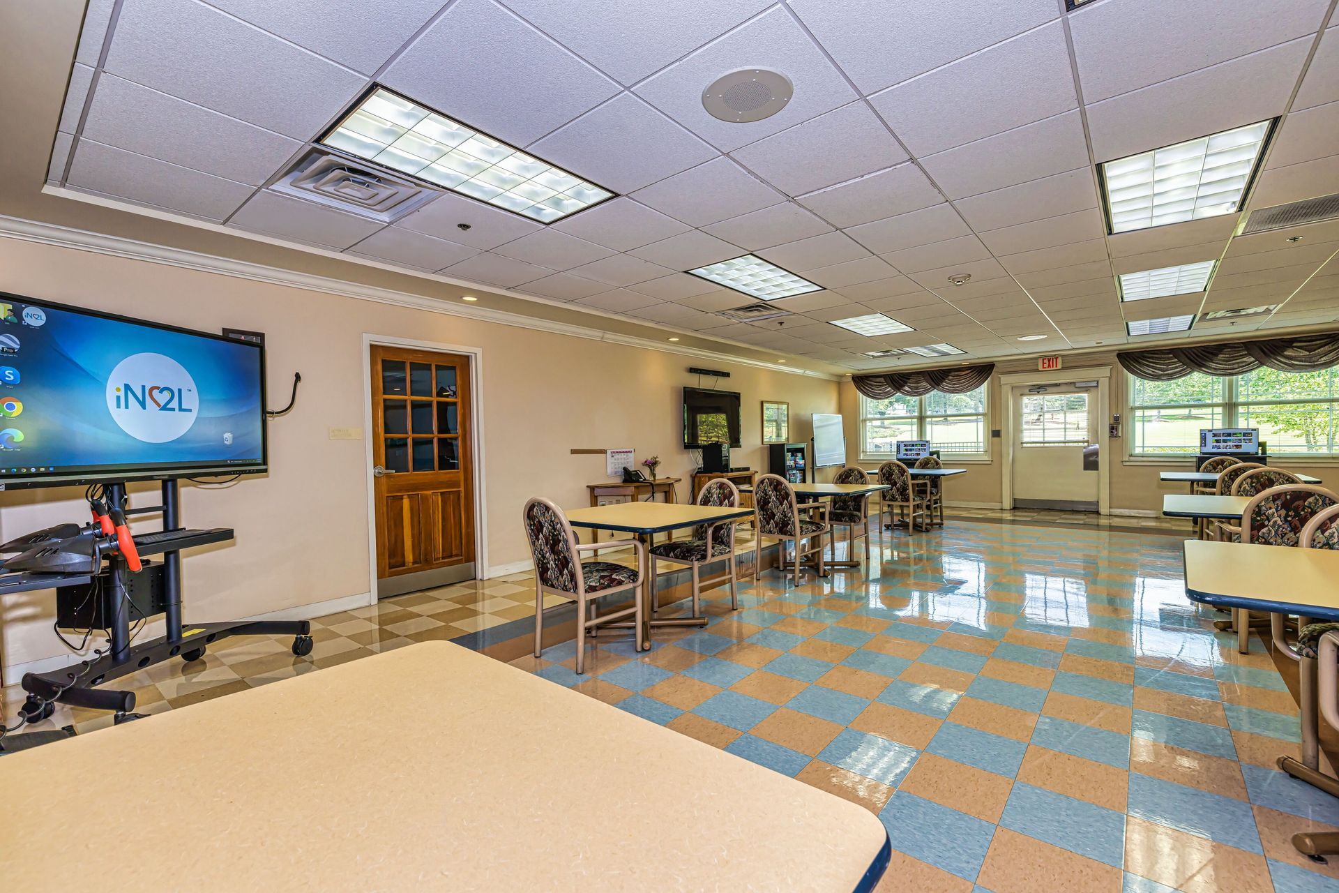 Brightmoor Nursing Center visiting room