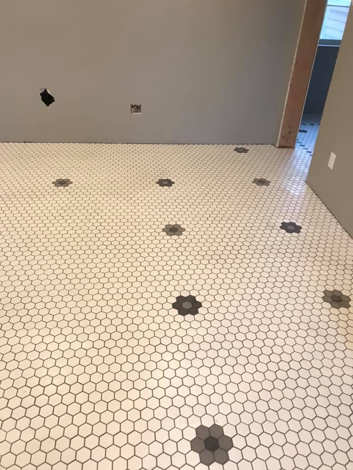Bathroom tiles