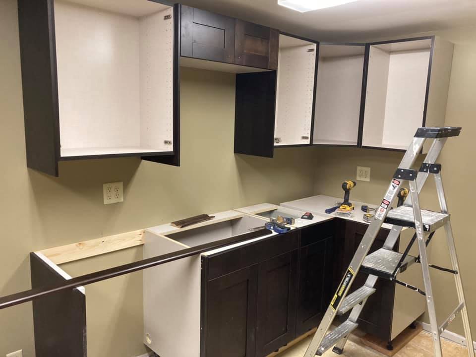 Kitchen cabinets