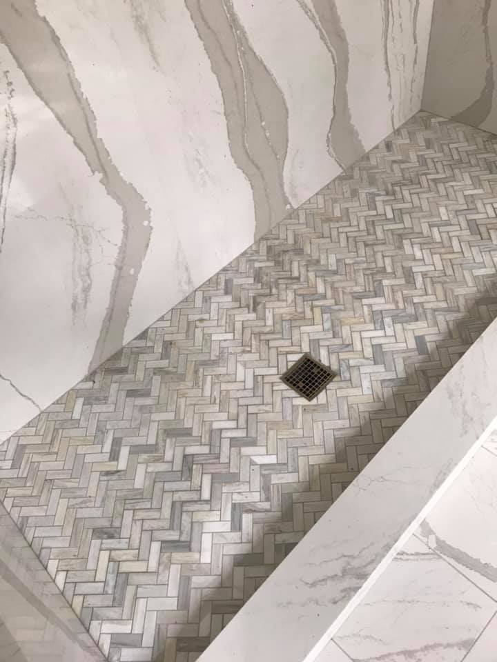 Bathroom tiles