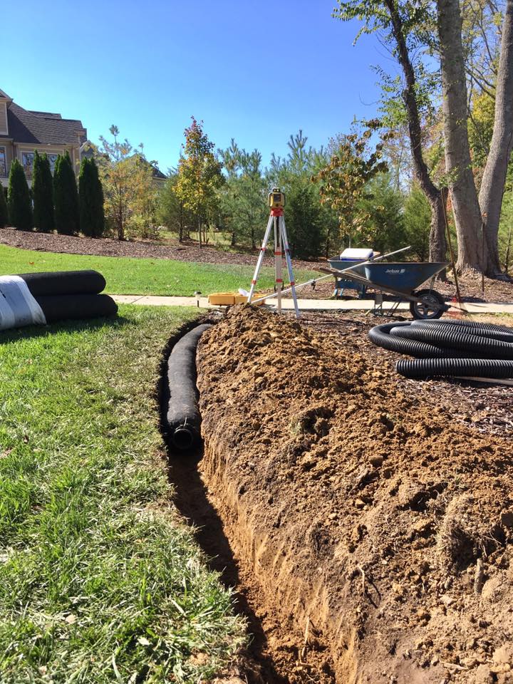 Drainage repair and installation