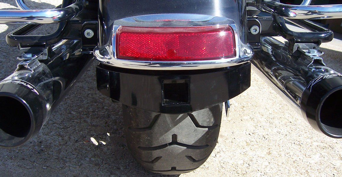 Custom motorcycle hitch