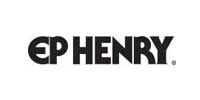Logo for EP HENRY. Black text on white background.