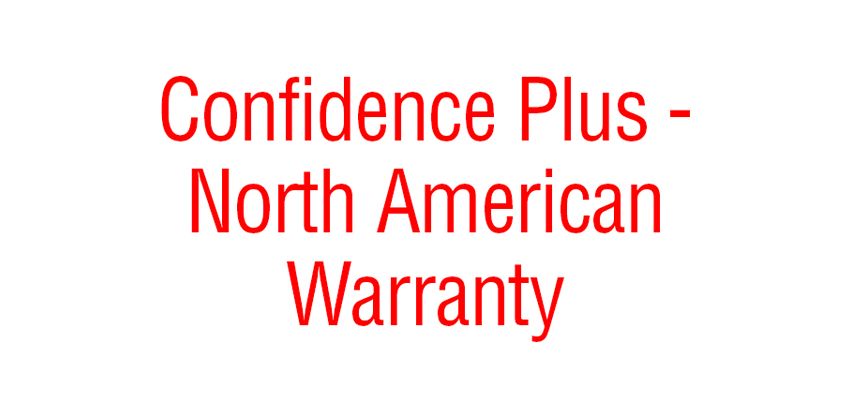 Confidence Plus - North American Warranty