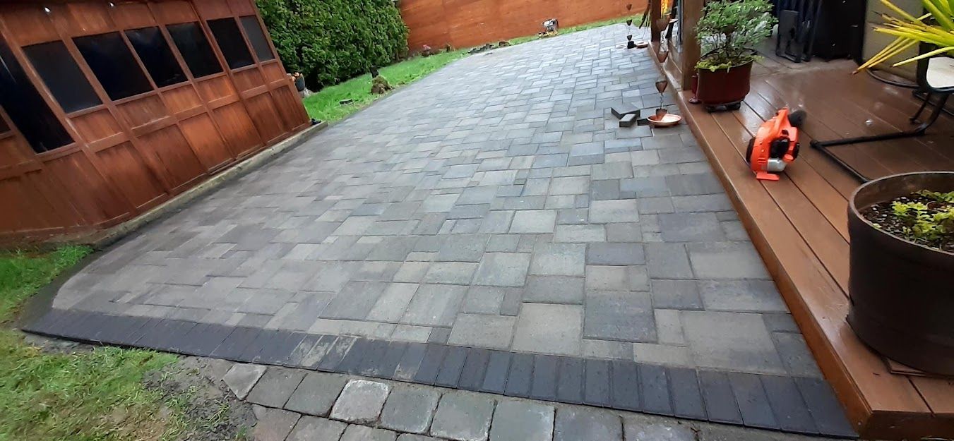 Concrete patio